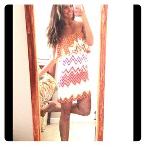 Judith March strapless dress