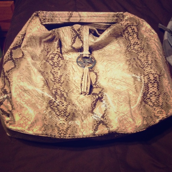 New York & Company snakeskin tote, 100% AUTHENTIC!