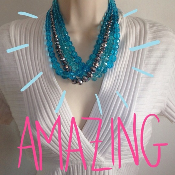 ❗️BUNDLED❗️Gorgeous Turquoise Statement Necklace! - Picture 4 of 4