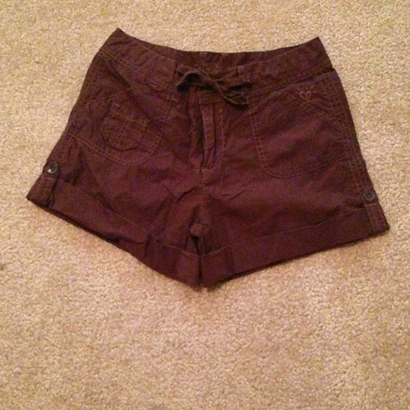 Justice brown shorts.