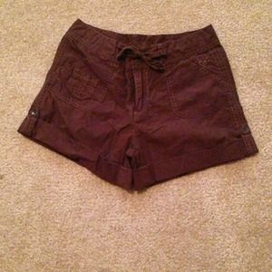 Justice brown shorts.