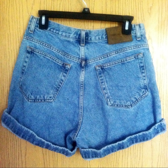 High waist denim shorts - Picture 2 of 2