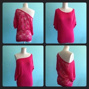 Pink Lacey club top!