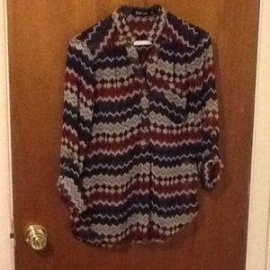 Very cute sheer size small blouse from fab'rik