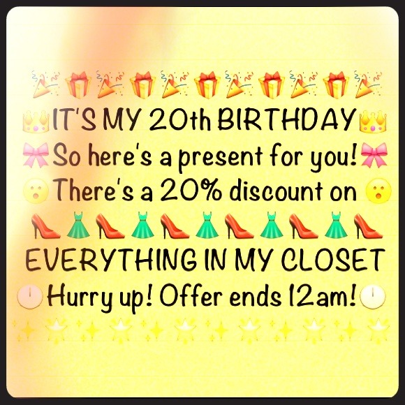 I got you a present for my birthday!