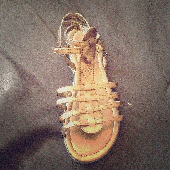 Brown gladiator style sandals