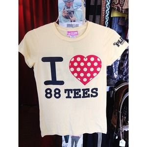 88 tee "I love boys !" ❤