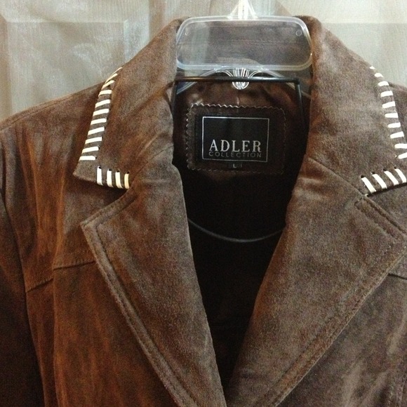 NEW brown ☕️ suade jacket SAVE $154. ☕️ list$💘 - Picture 2 of 4