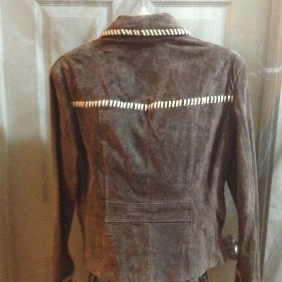 NEW brown ☕️ suade jacket SAVE $154. ☕️ list$💘 - Picture 4 of 4