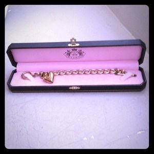 Gold Juicy Couture chain bracelet