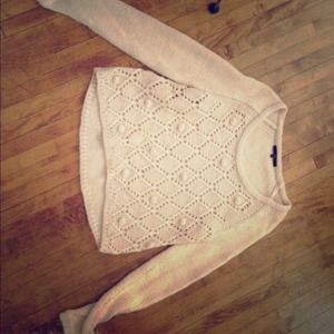 Tibi Chunky Knit Sweater, Cream