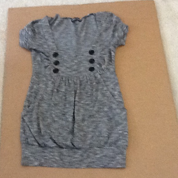 Grey button shirt