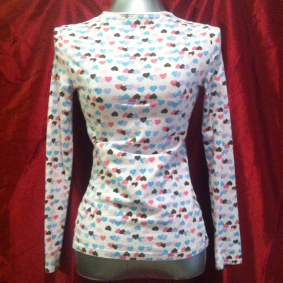 Long sleeve heart shirt