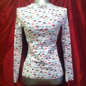 Long sleeve heart shirt