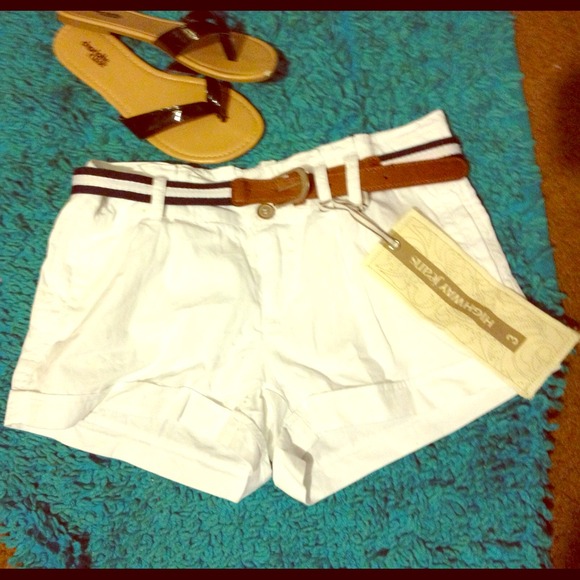 White shorts