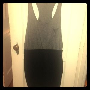 Two colored block dress