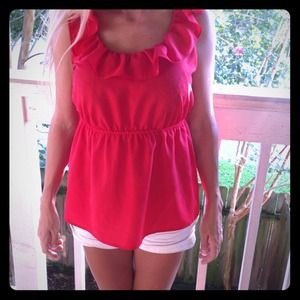 Red shirt from forever 21✨