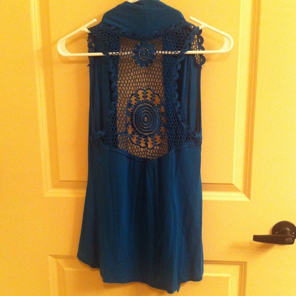 REDUCED!! Teal vest top - Picture 2 of 3