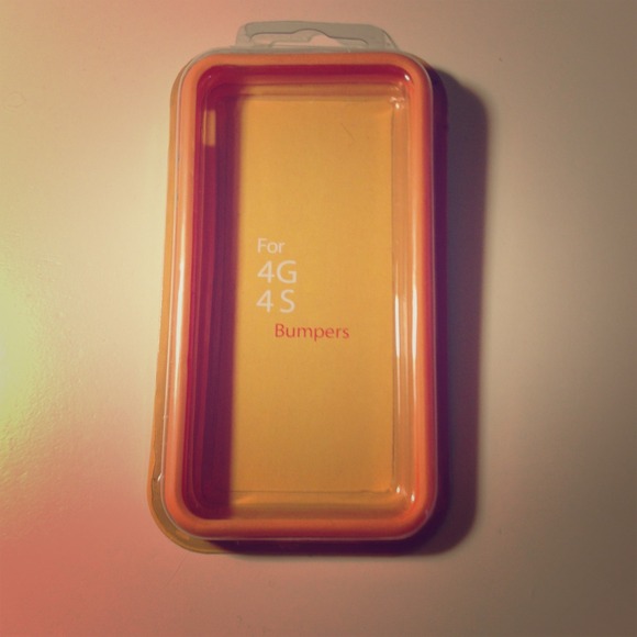 ORANGE IPHONE 4/4S BUMPER