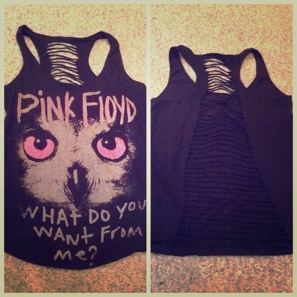 Black tank top-open in the back