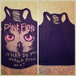 Black tank top-open in the back