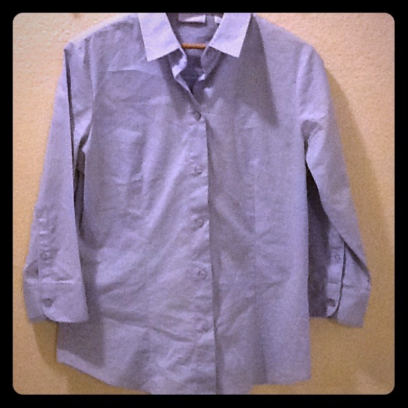 New York & Co. 3/4 sleeve woman's career blouse📱