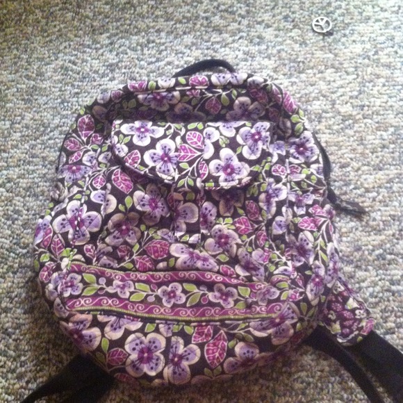 Vera bradley ,Purple floral backpack