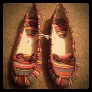 Cute Striped Flats