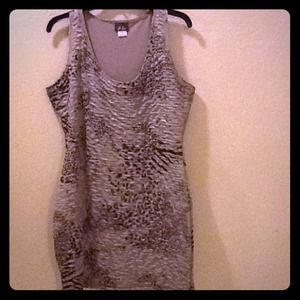 Animal print dress XL