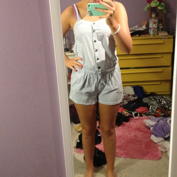 Striped romper