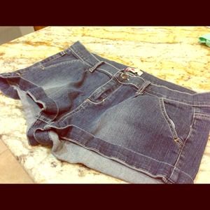 Denim shorts