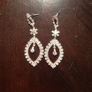 Beautiful rhinestone earrings