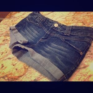 Denim shorts