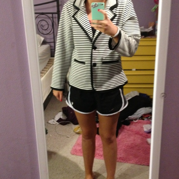 Striped blazer
