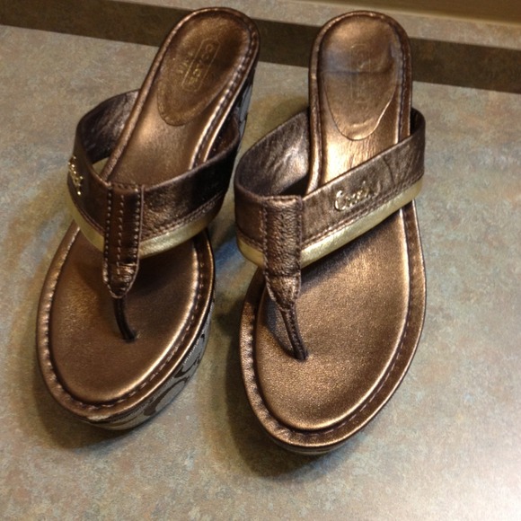 ****RESERVED***Coach "Jody" platform shoes