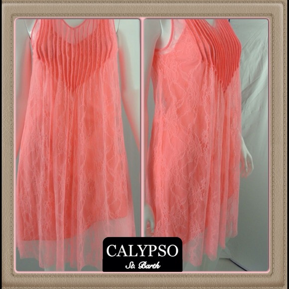 ✅🍉Authentic Calypso St. Barth Lace Dress - Small - Picture 1 of 4
