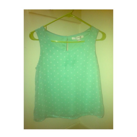 Sheer Polka Dot Tank