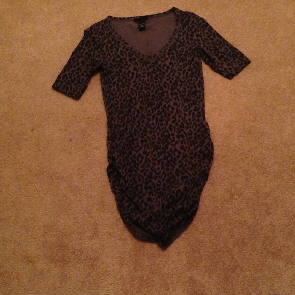 Leopard print tunic top.