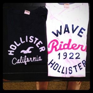 Bundle two Hollister short sleeve tops sz M