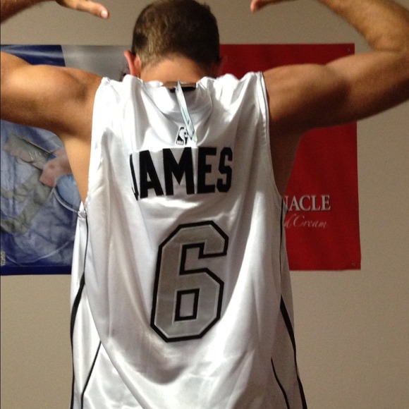SOLD NO LONGER AVAILABLE White Hot Lebron Jersey! - Picture 3 of 3