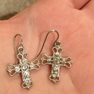 Cross earrings