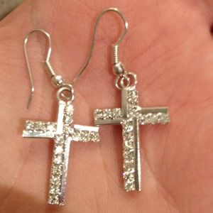 Cross earrings
