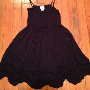 Free People intimacy navy slip/nightgown