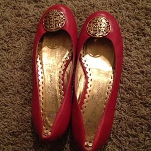 Juicy couture leather flats
