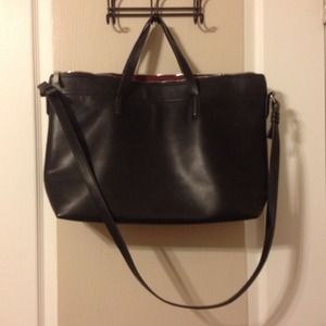 Zara Basic Black Shopper