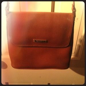 Liz Claireborne brown leather satchel