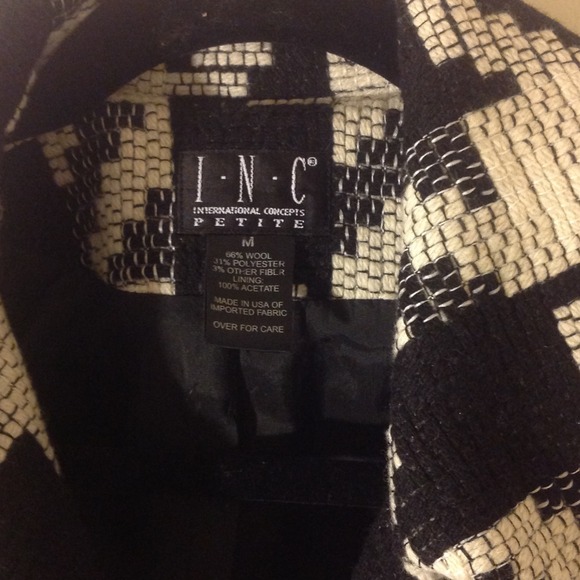 I.N.C. International concepts petite coat - Picture 2 of 3