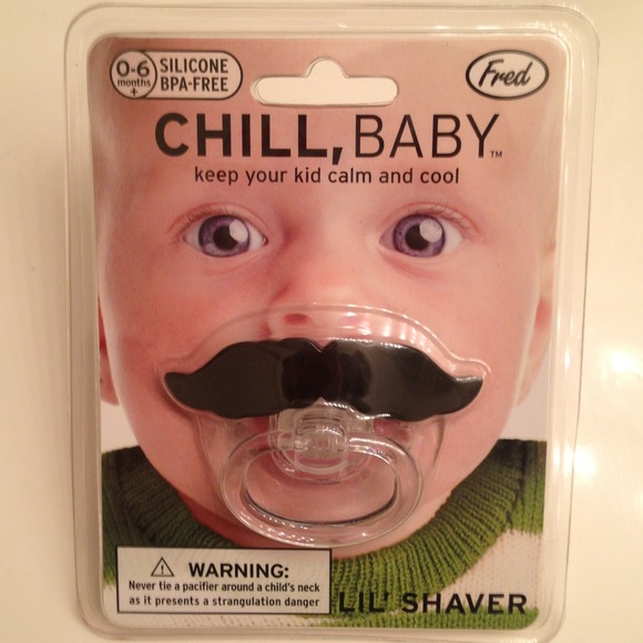 Mustache pacifier