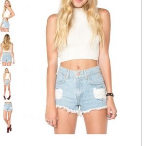Brandy Melville High Waisted Shorts size 26!!