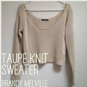 BRANDY MELVILLE KNIT SWEATER